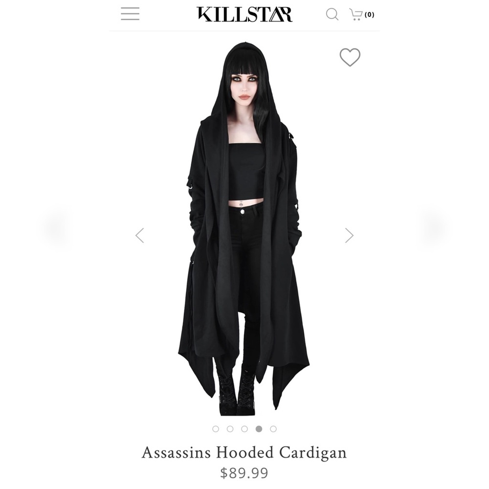 killstar Assassins Hooded Cardigan